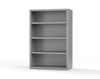 Heavy Duty 18 GA Closed Shelving Unit with 3 Shelves - 48 in. W x 24 in. D x 72 in. H - 46-CSU-243-P-7037