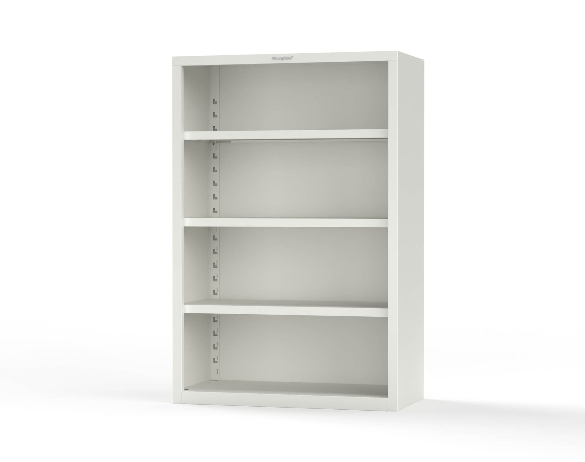 Heavy Duty 18 GA Closed Shelving Unit with 3 Shelves - 48 in. W x 24 in. D x 72 in. H - 46-CSU-243-P-9003