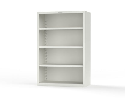 Heavy Duty 18 GA Closed Shelving Unit with 3 Shelves - 48 in. W x 24 in. D x 72 in. H - 46-CSU-243-P-9003