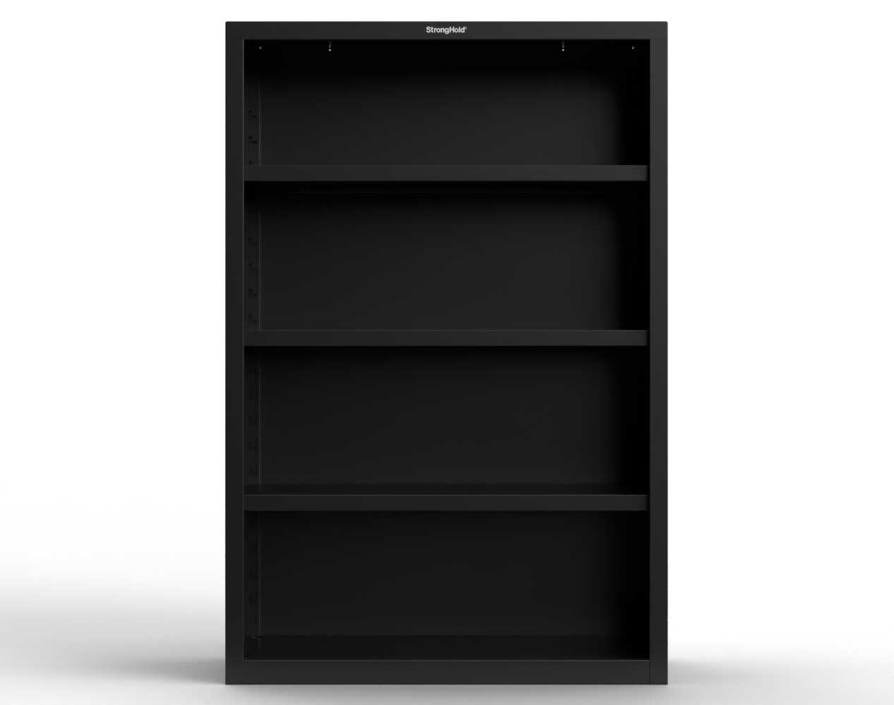 Heavy Duty 18 GA Closed Shelving Unit with 3 Shelves - 48 in. W x 24 in. D x 72 in. H
