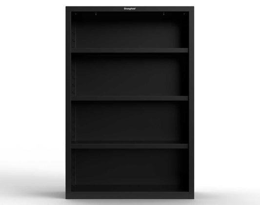 Heavy Duty 18 GA Closed Shelving Unit with 3 Shelves - 48 in. W x 24 in. D x 72 in. H