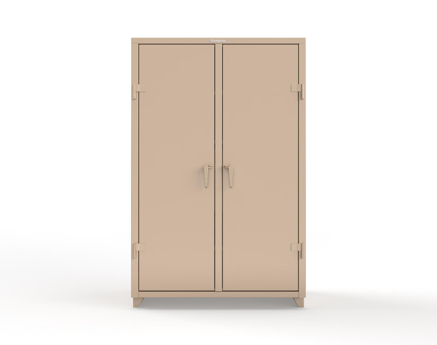 Extra Heavy Duty 14 GA Double Shift Cabinet with 6 Drawers, 6 Shelves - 48 In. W x 24 In. D x 75 In. H - 46-DS-246-6DB-L-1019