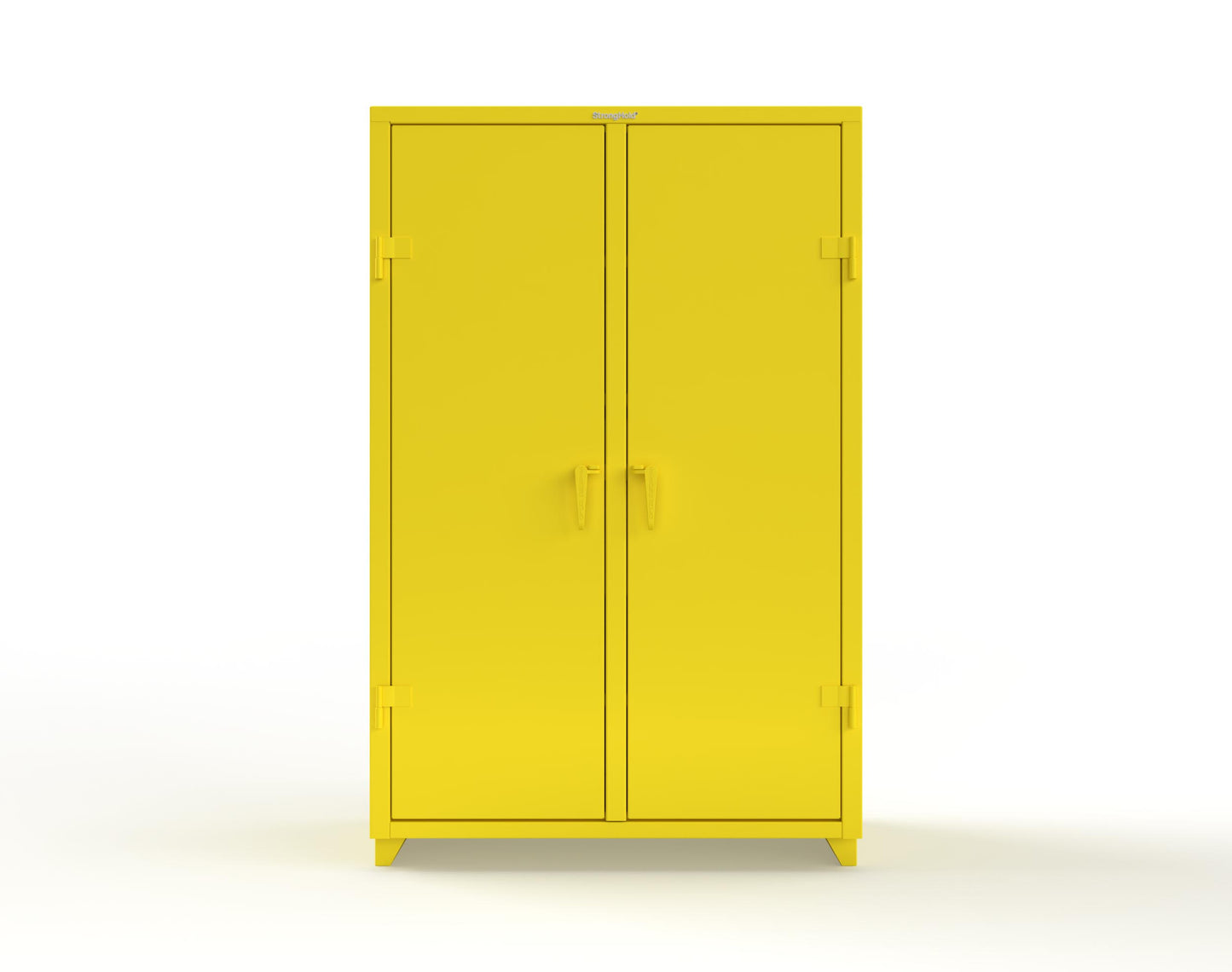 Extra Heavy Duty 14 GA Double Shift Cabinet with 6 Drawers, 6 Shelves - 48 In. W x 24 In. D x 75 In. H - 46-DS-246-6DB-L-1021
