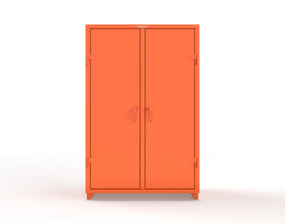 Extra Heavy Duty 14 GA Double Shift Cabinet with 6 Drawers, 6 Shelves - 48 In. W x 24 In. D x 75 In. H - 46-DS-246-6DB-L-2009