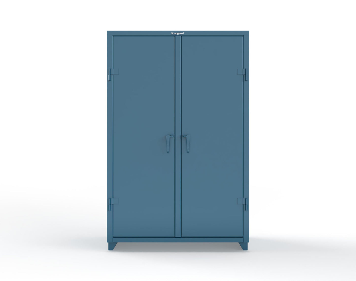 Extra Heavy Duty 14 GA Double Shift Cabinet with 6 Drawers, 6 Shelves - 48 In. W x 24 In. D x 75 In. H - 46-DS-246-6DB-L-5001