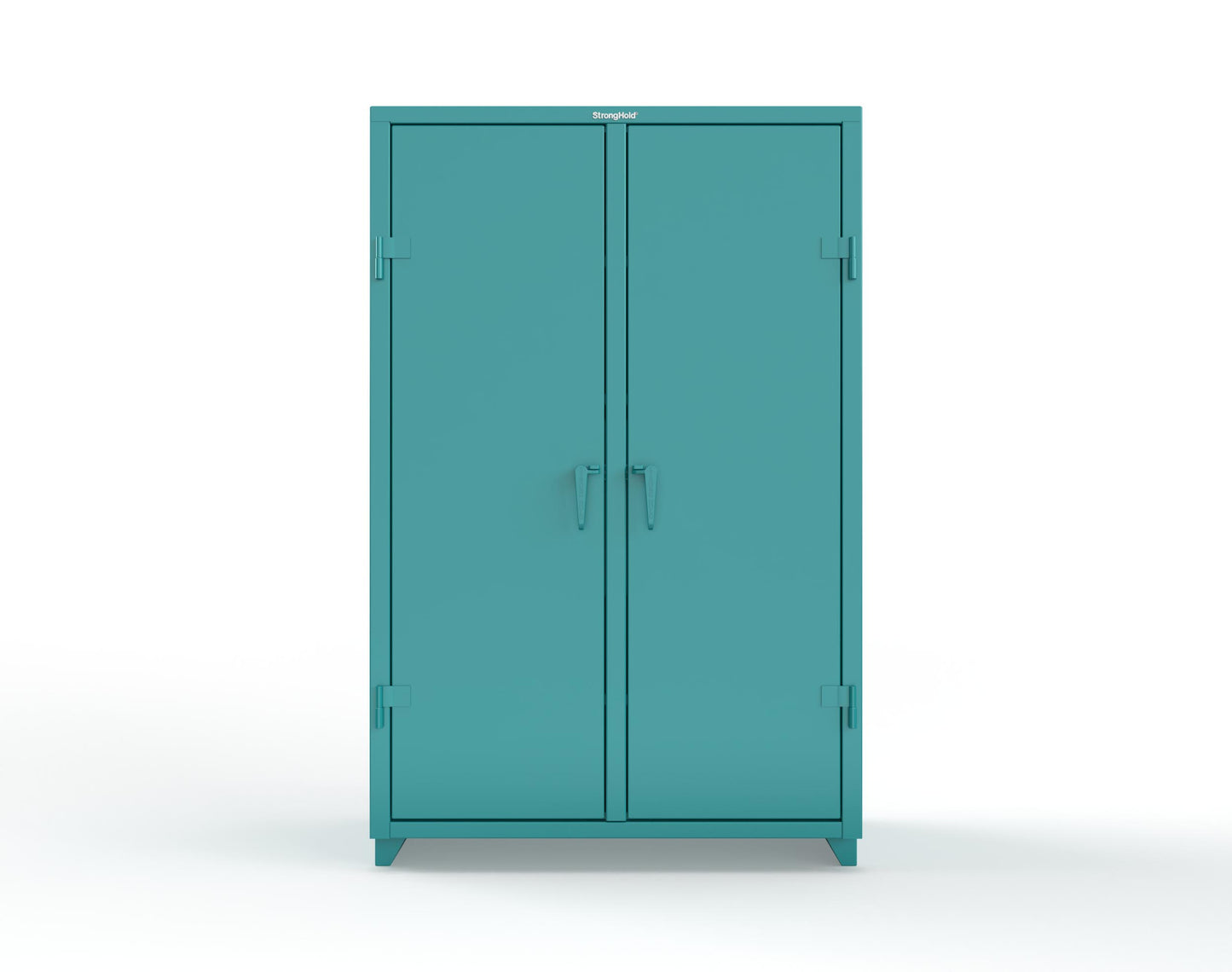 Extra Heavy Duty 14 GA Double Shift Cabinet with 6 Drawers, 6 Shelves - 48 In. W x 24 In. D x 75 In. H - 46-DS-246-6DB-L-5021