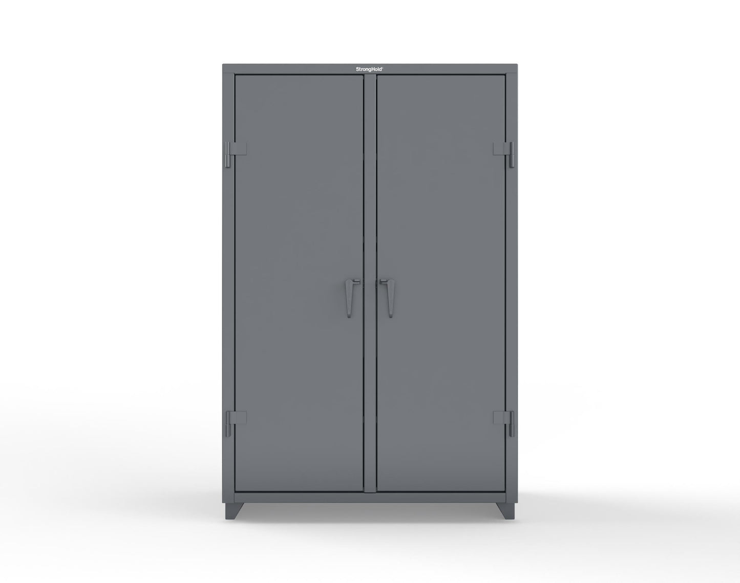 Extra Heavy Duty 14 GA Double Shift Cabinet with 6 Drawers, 6 Shelves - 48 In. W x 24 In. D x 75 In. H - 46-DS-246-6DB-L-7024