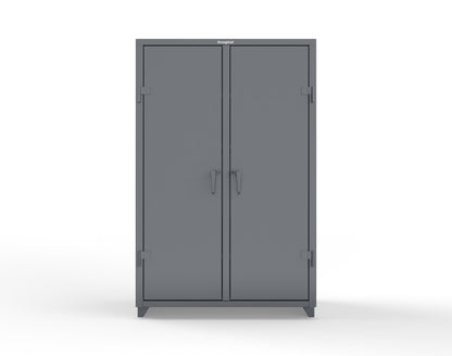 Extra Heavy Duty 14 GA Double Shift Cabinet with 6 Drawers, 6 Shelves - 48 In. W x 24 In. D x 75 In. H - 46-DS-246-6DB-L-7024