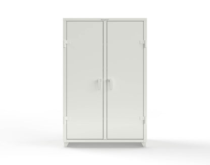 Extra Heavy Duty 14 GA Double Shift Cabinet with 6 Drawers, 6 Shelves - 48 In. W x 24 In. D x 75 In. H - 46-DS-246-6DB-L-9003