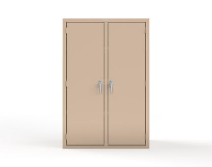 Heavy Duty 18 GA Double Shift Cabinet - 48 in. W x 24 in. D x 72 in. H - 46-DS-246-P-1019