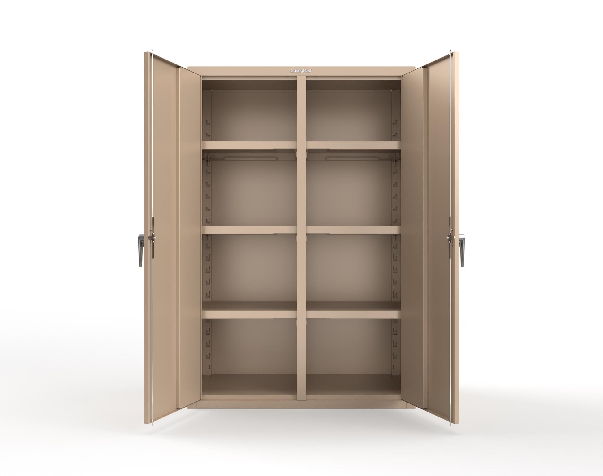 Heavy Duty 18 GA Double Shift Cabinet - 48 in. W x 24 in. D x 72 in. H - 46-DS-246-P-1019