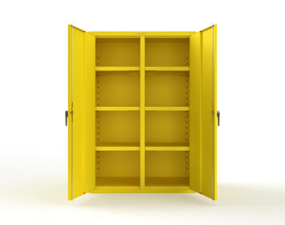 Heavy Duty 18 GA Double Shift Cabinet - 48 in. W x 24 in. D x 72 in. H - 46-DS-246-P-1021
