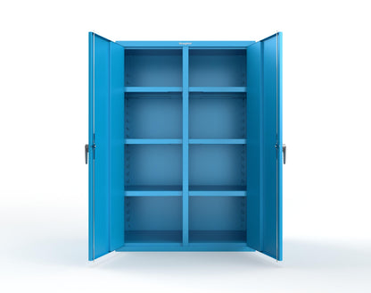 Heavy Duty 18 GA Double Shift Cabinet - 48 in. W x 24 in. D x 72 in. H - 46-DS-246-P-5012