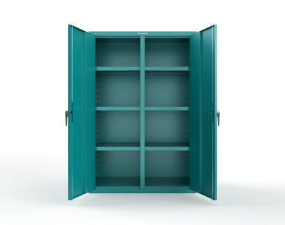 Heavy Duty 18 GA Double Shift Cabinet - 48 in. W x 24 in. D x 72 in. H - 46-DS-246-P-5021