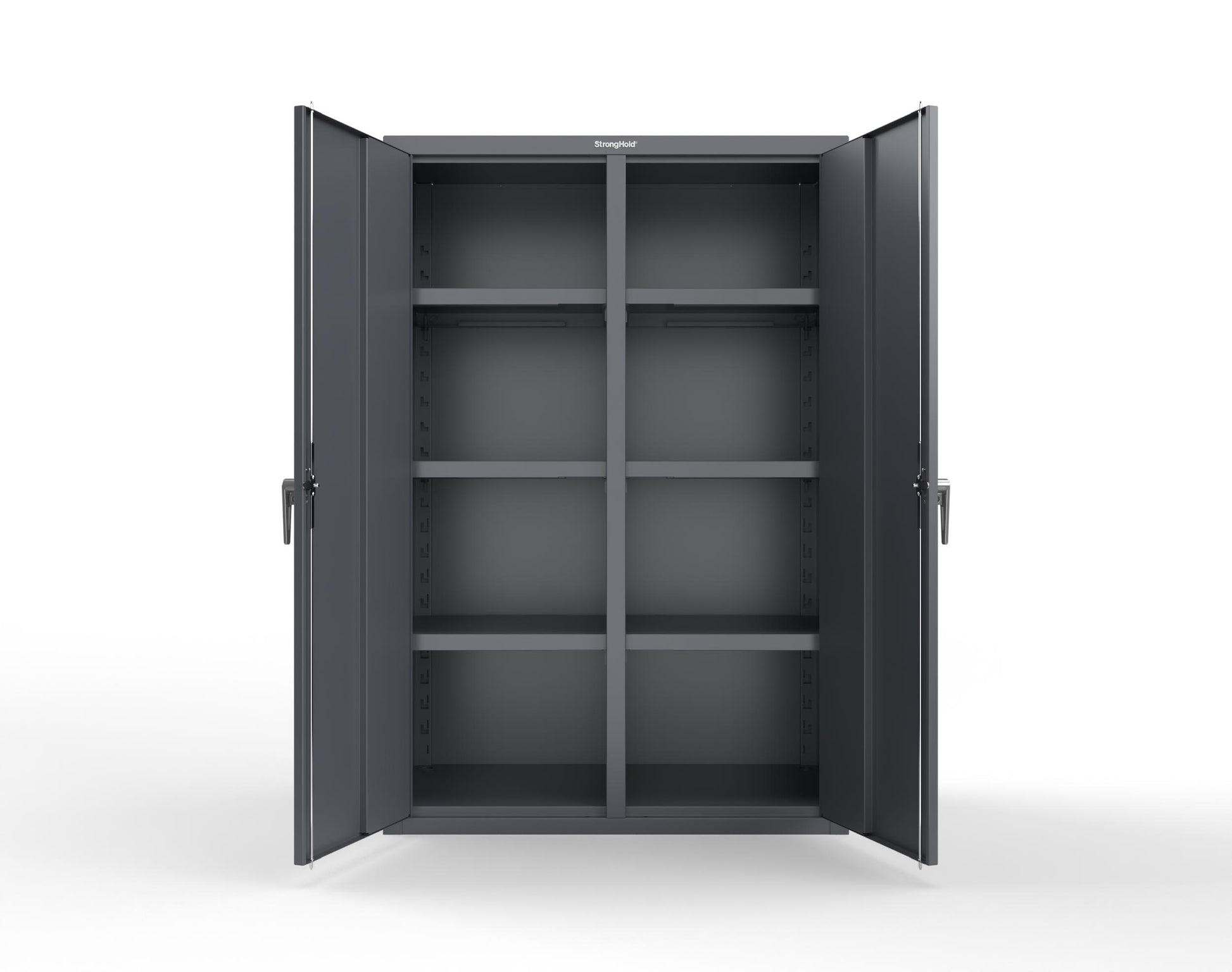 Heavy Duty 18 GA Double Shift Cabinet - 48 in. W x 24 in. D x 72 in. H - 46-DS-246-P-7024