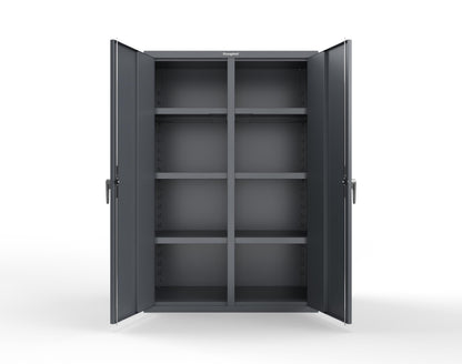 Heavy Duty 18 GA Double Shift Cabinet - 48 in. W x 24 in. D x 72 in. H - 46-DS-246-P-7024