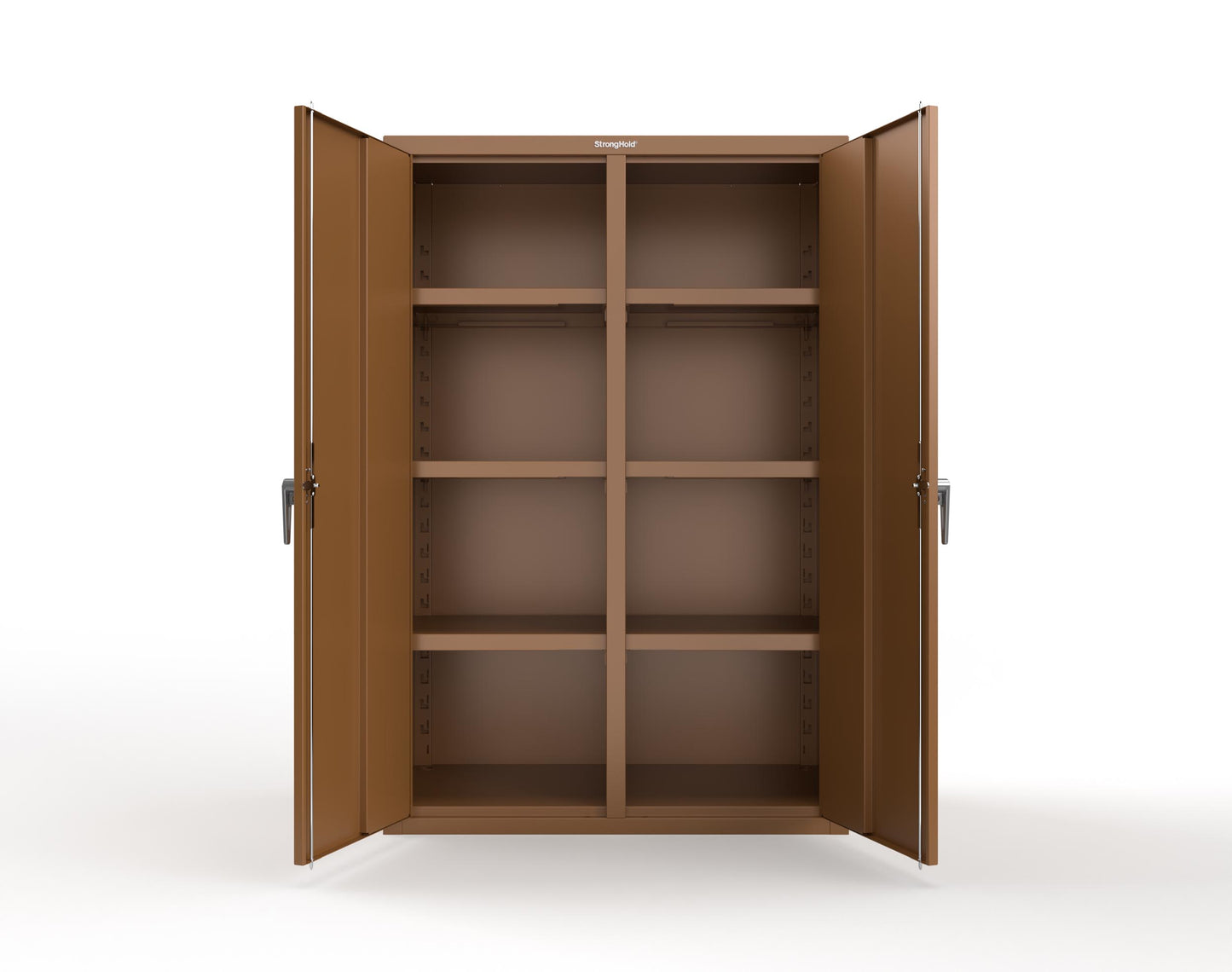 Heavy Duty 18 GA Double Shift Cabinet - 48 in. W x 24 in. D x 72 in. H - 46-DS-246-P-8008