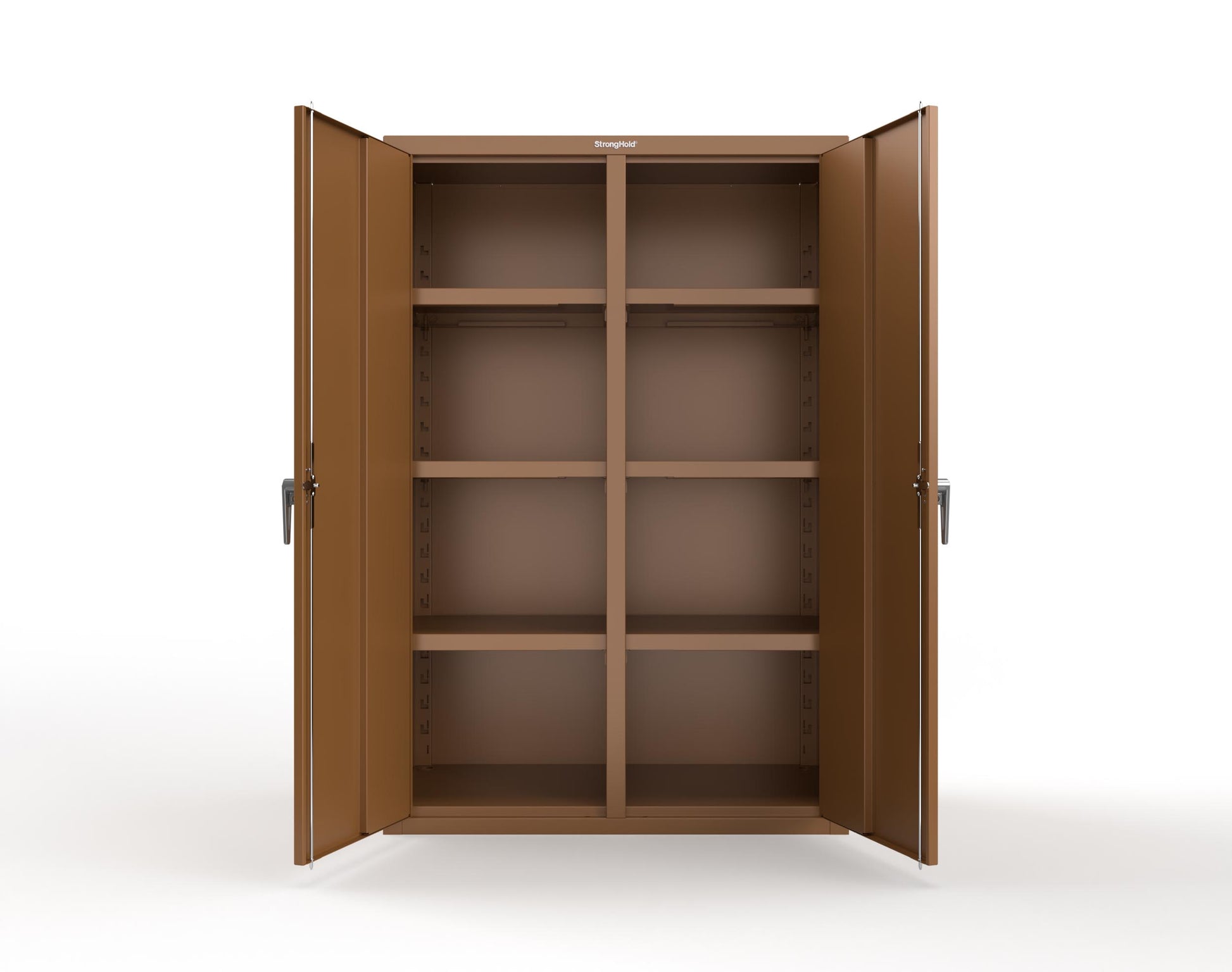 Heavy Duty 18 GA Double Shift Cabinet - 48 in. W x 24 in. D x 72 in. H - 46-DS-246-P-8008