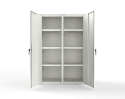Heavy Duty 18 GA Double Shift Cabinet - 48 in. W x 24 in. D x 72 in. H - 46-DS-246-P-9003