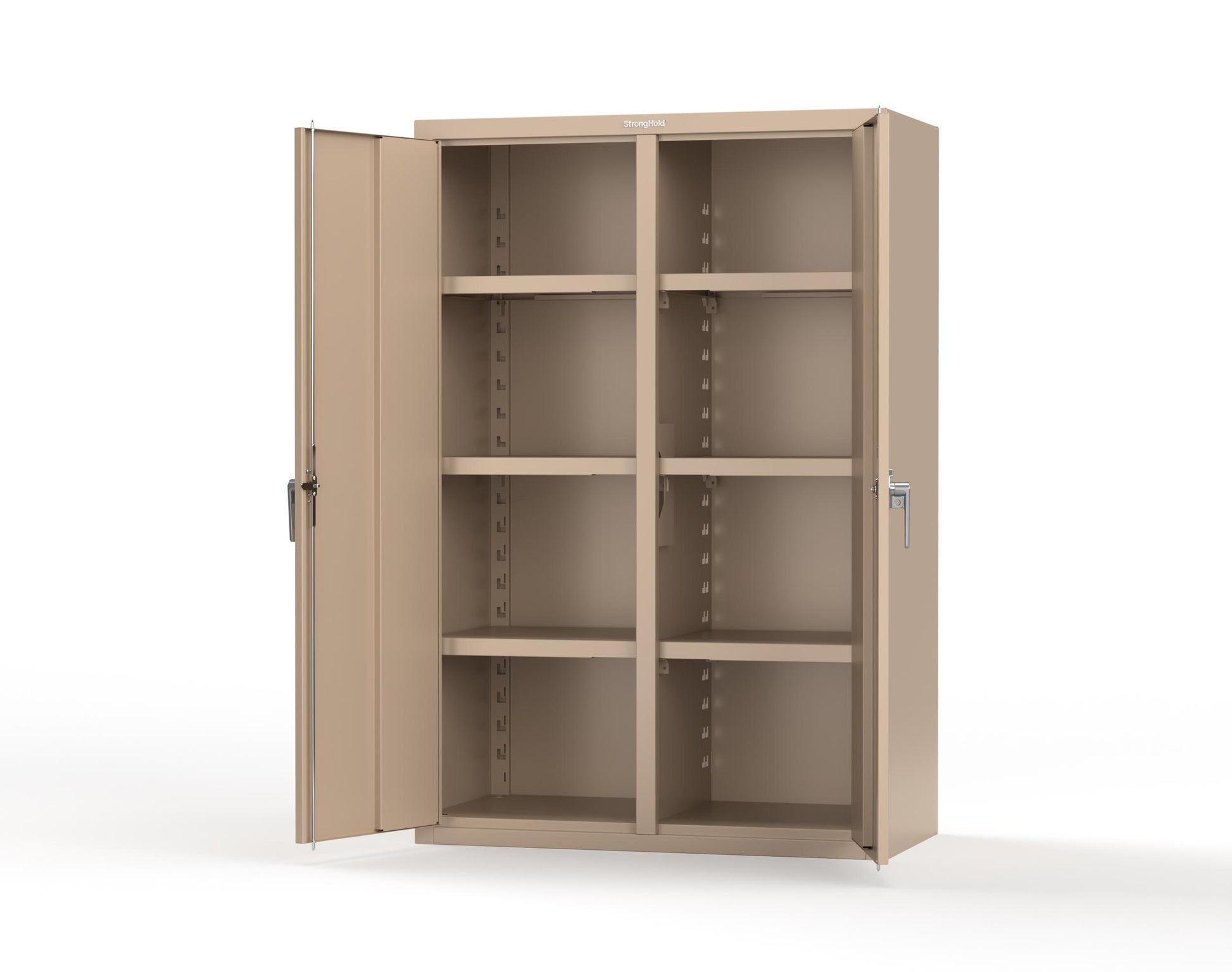 Heavy Duty 18 GA Double Shift Cabinet - 48 in. W x 24 in. D x 72 in. H - 46-DS-246-P-1019