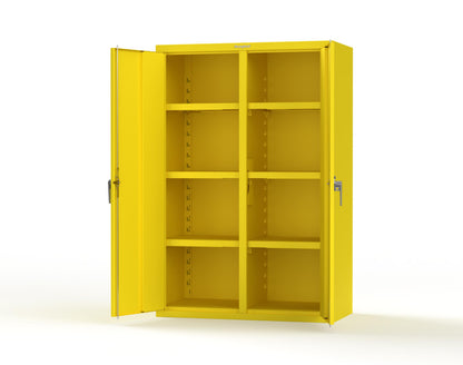 Heavy Duty 18 GA Double Shift Cabinet - 48 in. W x 24 in. D x 72 in. H - 46-DS-246-P-1021