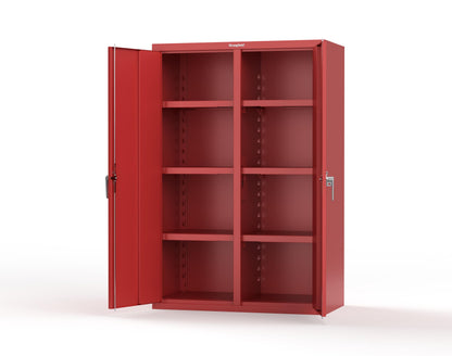 Heavy Duty 18 GA Double Shift Cabinet - 48 in. W x 24 in. D x 72 in. H - 46-DS-246-P-3001