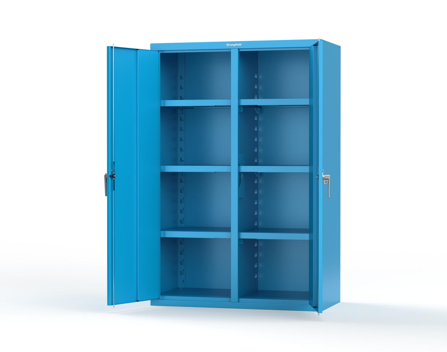 Heavy Duty 18 GA Double Shift Cabinet - 48 in. W x 24 in. D x 72 in. H - 46-DS-246-P-5012
