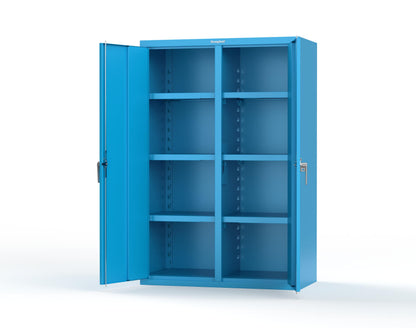 Heavy Duty 18 GA Double Shift Cabinet - 48 in. W x 24 in. D x 72 in. H - 46-DS-246-P-5012