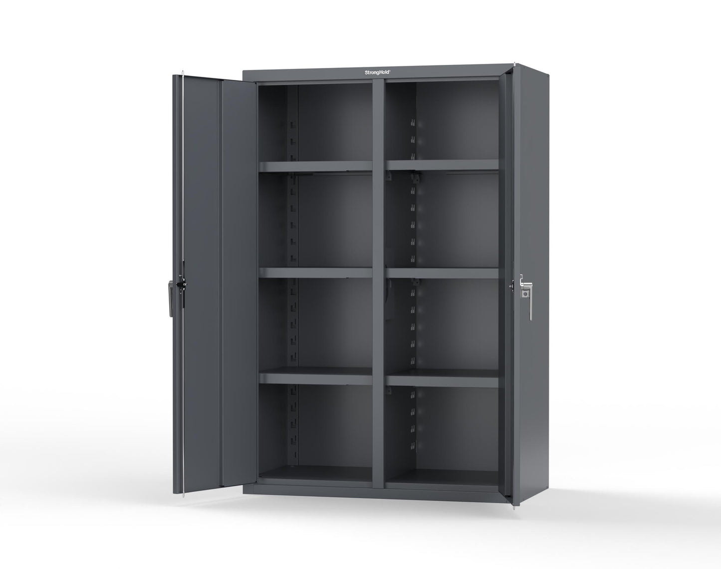 Heavy Duty 18 GA Double Shift Cabinet - 48 in. W x 24 in. D x 72 in. H - 46-DS-246-P-7024