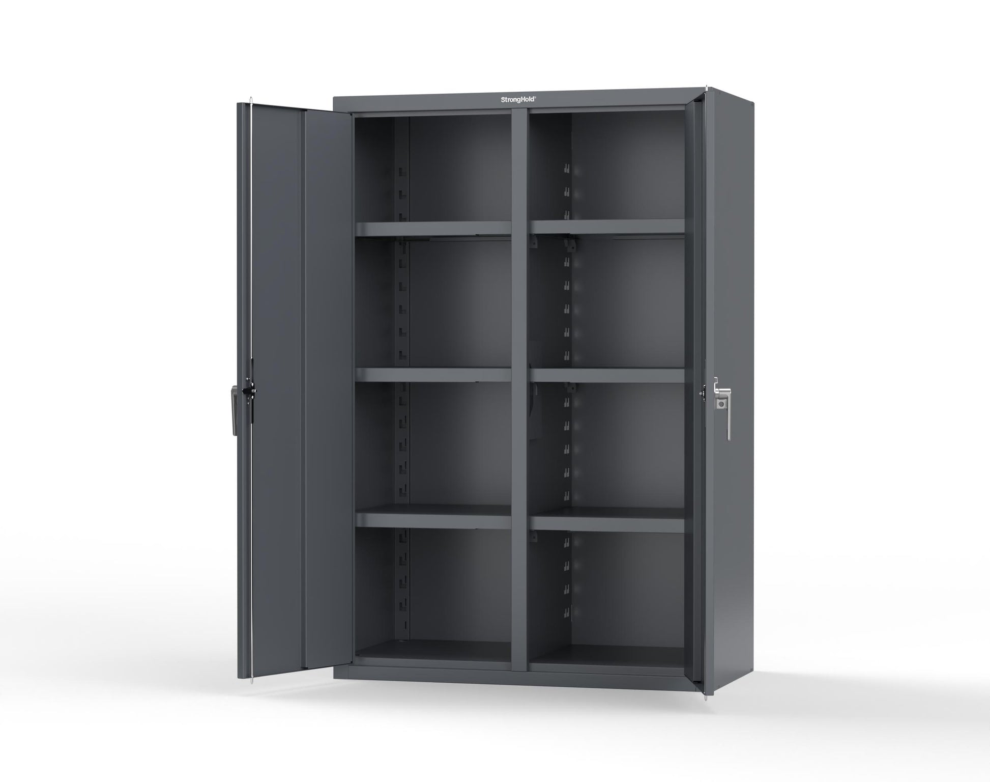 Heavy Duty 18 GA Double Shift Cabinet - 48 in. W x 24 in. D x 72 in. H - 46-DS-246-P-7024