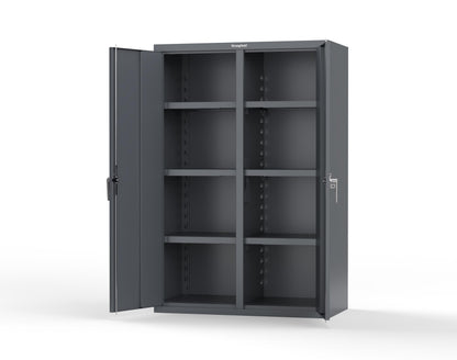 Heavy Duty 18 GA Double Shift Cabinet - 48 in. W x 24 in. D x 72 in. H - 46-DS-246-P-7024
