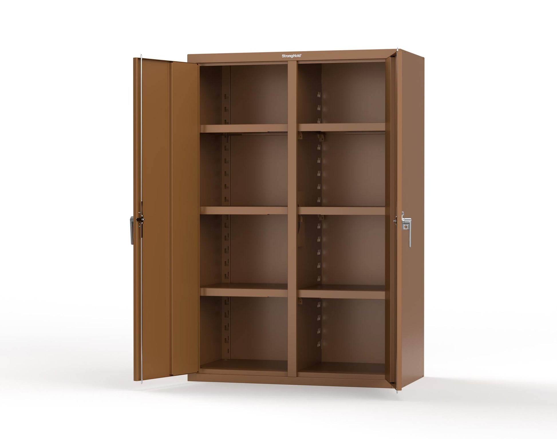 Heavy Duty 18 GA Double Shift Cabinet - 48 in. W x 24 in. D x 72 in. H - 46-DS-246-P-8008