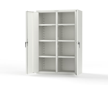 Heavy Duty 18 GA Double Shift Cabinet - 48 in. W x 24 in. D x 72 in. H - 46-DS-246-P-9003
