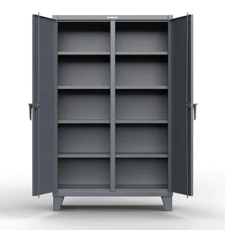Extreme Duty 12 GA Double Shift Cabinet with 8 Shelves - 60 In. W x 24 In. D x 78 In. H