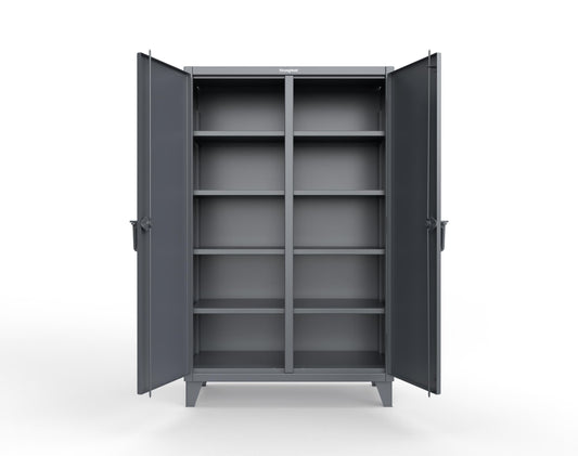 Extreme Duty 12 GA Double Shift Cabinet with 8 Shelves - 48 In. W x 24 In. D x 78 In. H