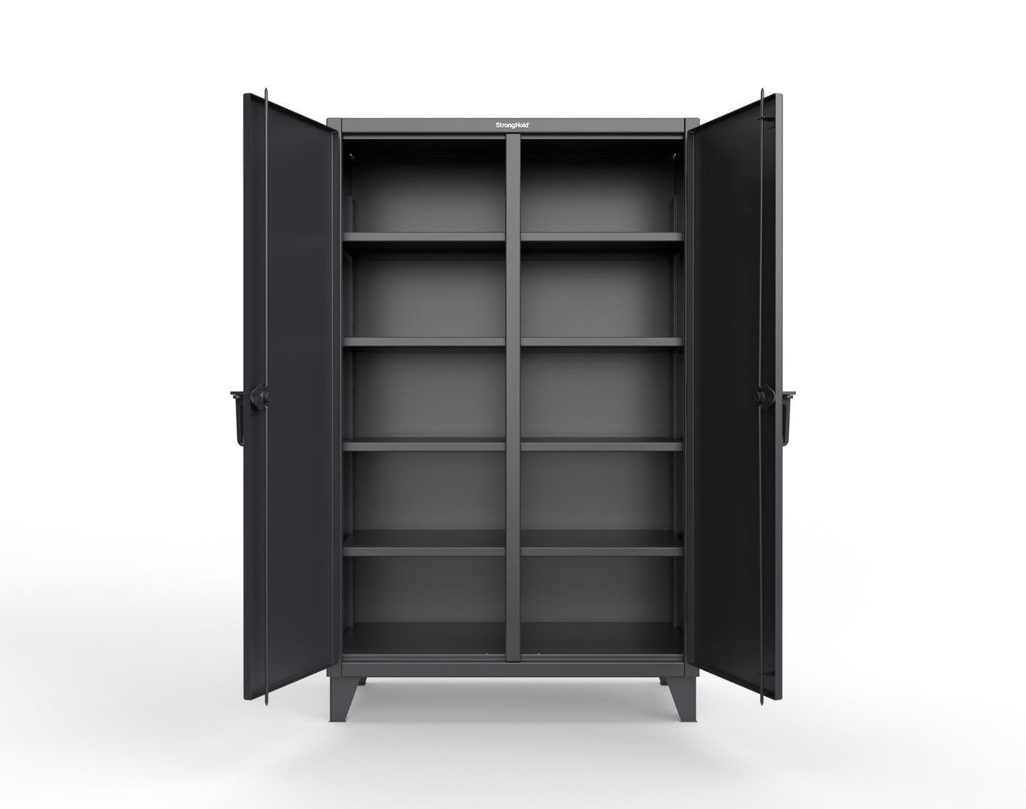 Extreme Duty 12 GA Double Shift Cabinet with 8 Shelves - 48 In. W x 24 In. D x 78 In. H