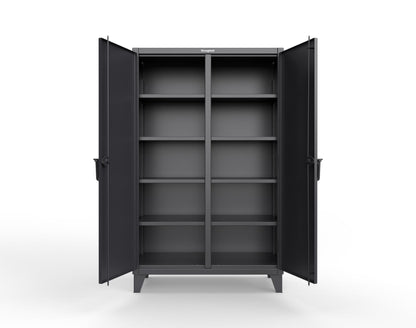 Extreme Duty 12 GA Double Shift Cabinet with 8 Shelves - 48 In. W x 24 In. D x 78 In. H