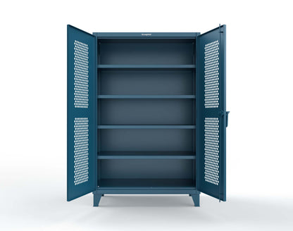 Extreme Duty 12 GA Cabinet with Ventilated (Hex) Doors - 48 In. W x 24 In. D x 78 In. H - 46-H-244-5001