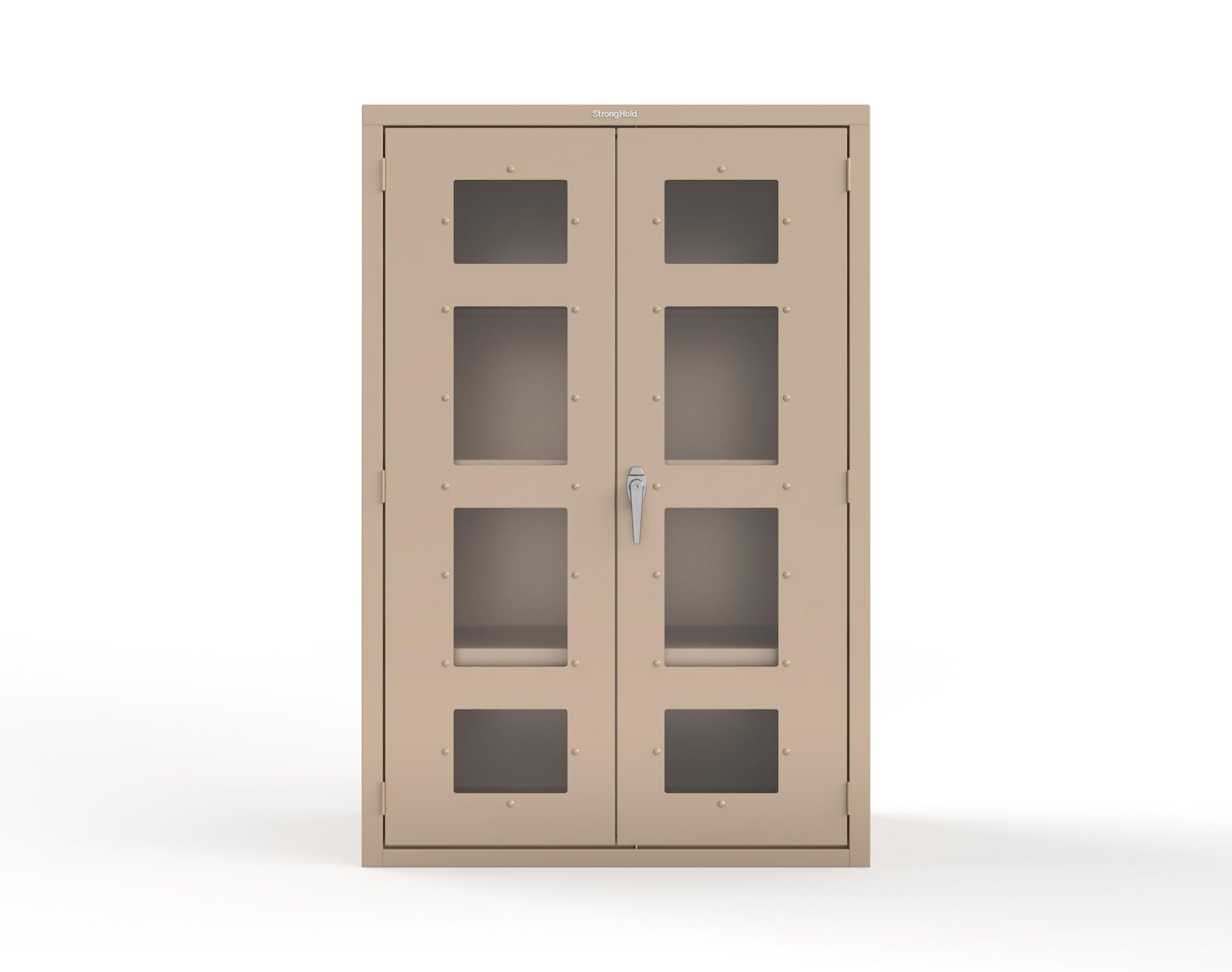 Heavy Duty 18 GA Cabinet with Clearview Doors - 48 in. W x 24 in. D x 72 in. H - 46-LD-243-P-1019