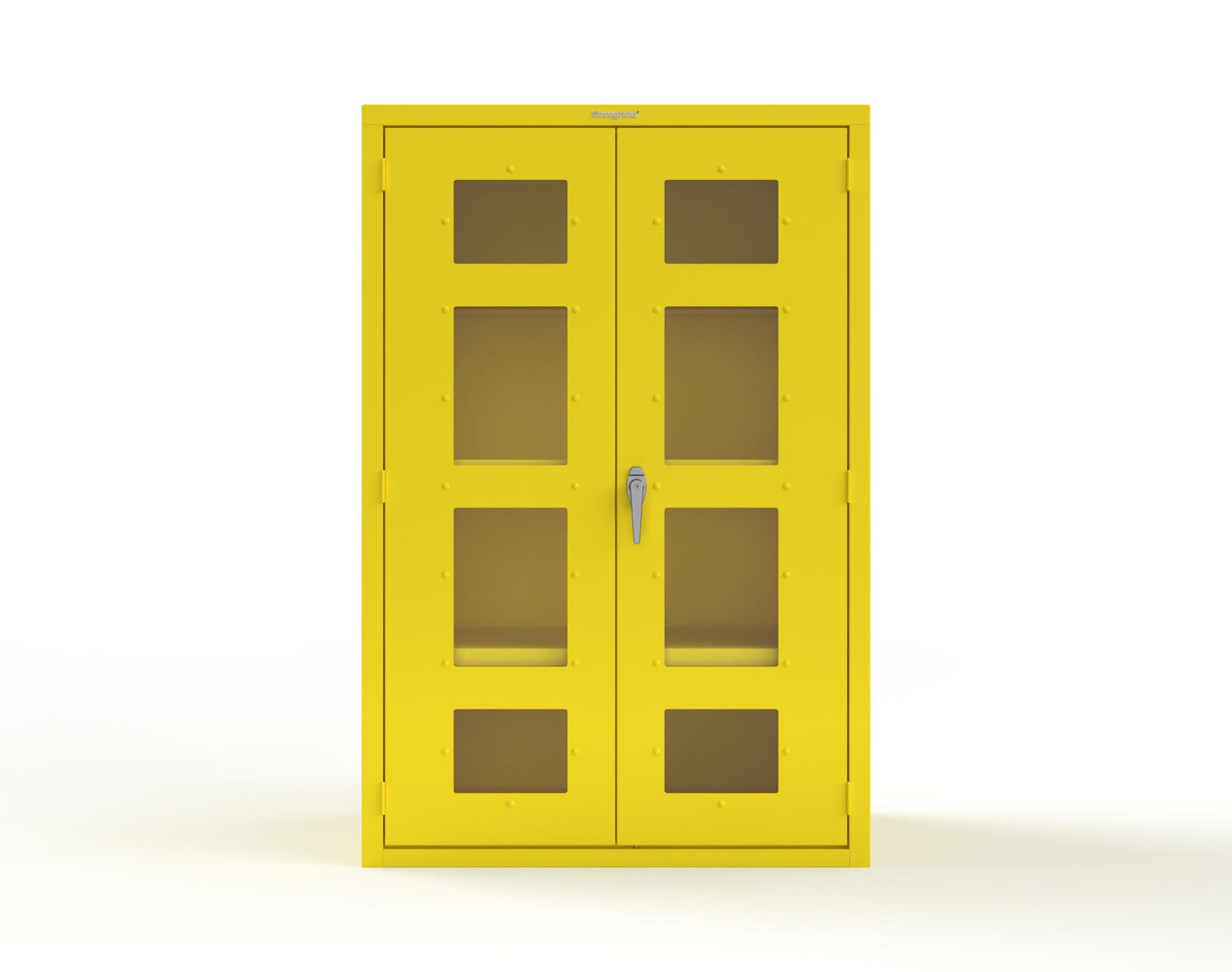 Heavy Duty 18 GA Cabinet with Clearview Doors - 48 in. W x 24 in. D x 72 in. H - 46-LD-243-P-1021