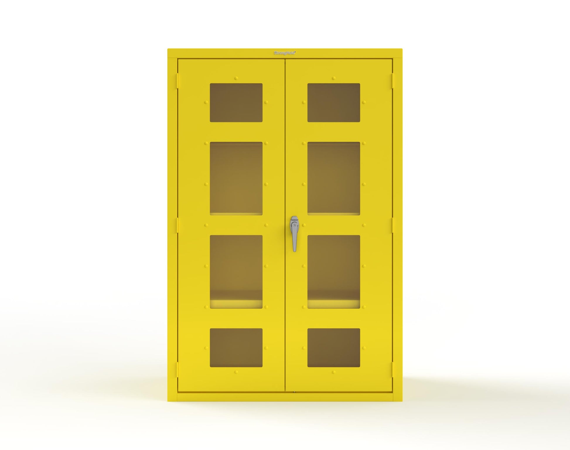 Heavy Duty 18 GA Cabinet with Clearview Doors - 48 in. W x 24 in. D x 72 in. H - 46-LD-243-P-1021