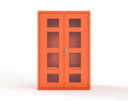 Heavy Duty 18 GA Cabinet with Clearview Doors - 48 in. W x 24 in. D x 72 in. H - 46-LD-243-P-2009