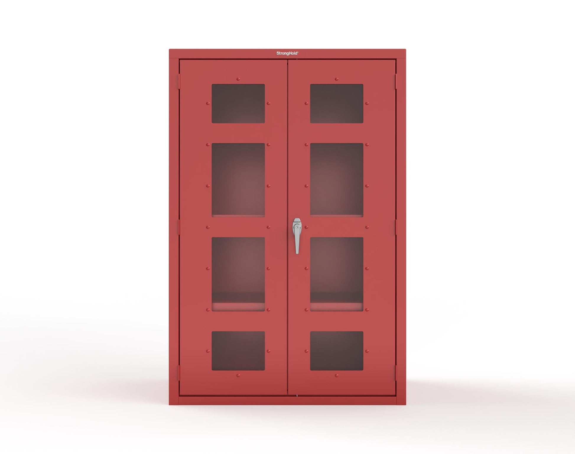 Heavy Duty 18 GA Cabinet with Clearview Doors - 48 in. W x 24 in. D x 72 in. H - 46-LD-243-P-3001