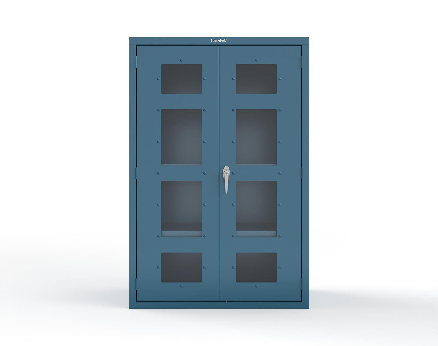 Heavy Duty 18 GA Cabinet with Clearview Doors - 48 in. W x 24 in. D x 72 in. H - 46-LD-243-P-5001