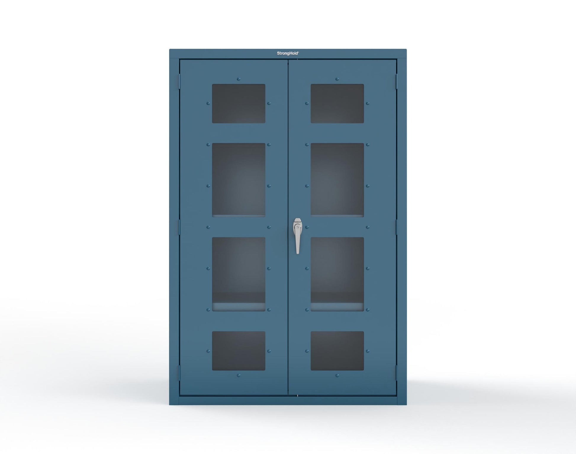 Heavy Duty 18 GA Cabinet with Clearview Doors - 48 in. W x 24 in. D x 72 in. H - 46-LD-243-P-5001