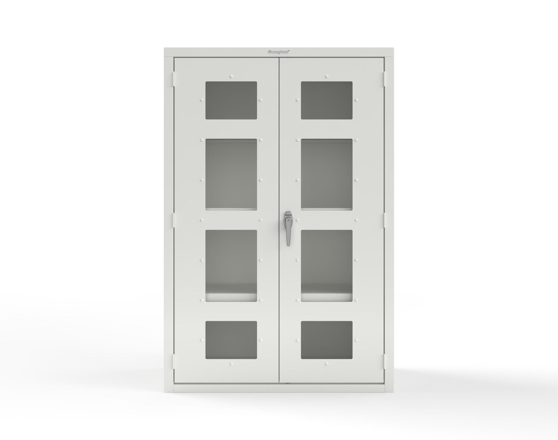 Heavy Duty 18 GA Cabinet with Clearview Doors - 48 in. W x 24 in. D x 72 in. H - 46-LD-243-P-9003