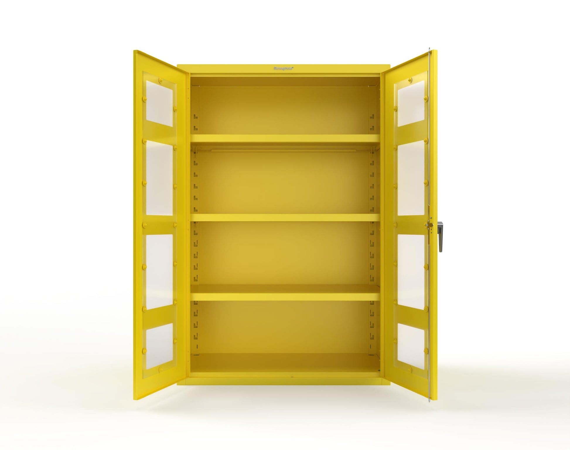 Heavy Duty 18 GA Cabinet with Clearview Doors - 48 in. W x 24 in. D x 72 in. H - 46-LD-243-P-1021