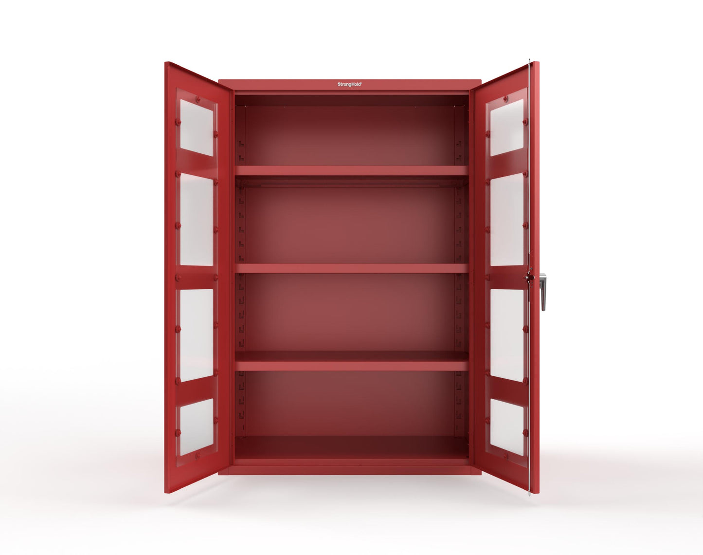 Heavy Duty 18 GA Cabinet with Clearview Doors - 48 in. W x 24 in. D x 72 in. H - 46-LD-243-P-3001