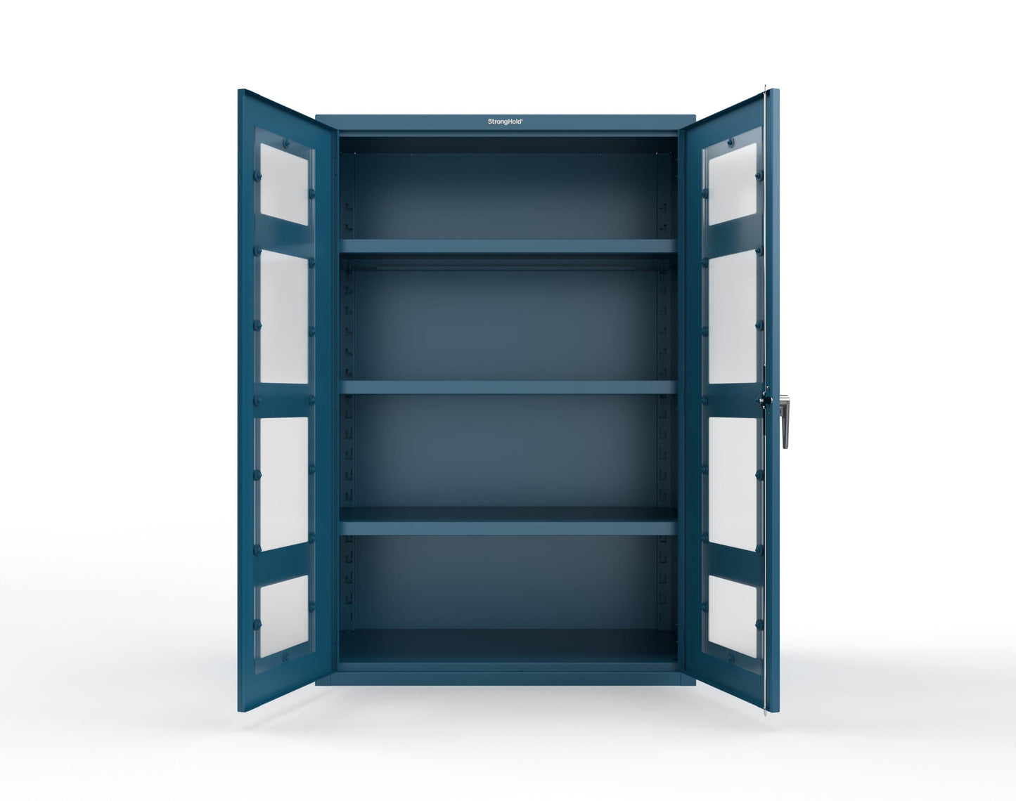 Heavy Duty 18 GA Cabinet with Clearview Doors - 48 in. W x 24 in. D x 72 in. H - 46-LD-243-P-5001