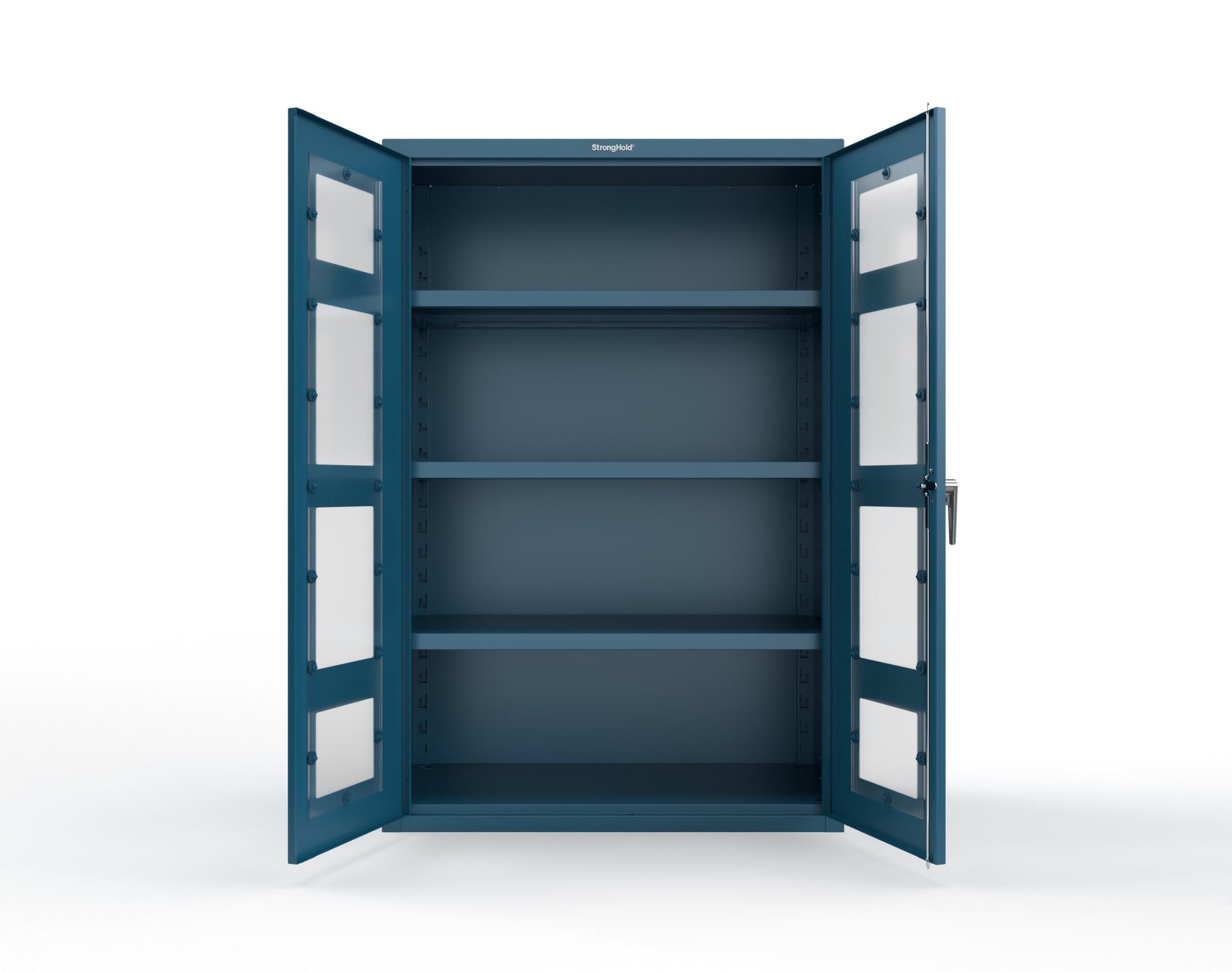 Heavy Duty 18 GA Cabinet with Clearview Doors - 48 in. W x 24 in. D x 72 in. H - 46-LD-243-P-5001